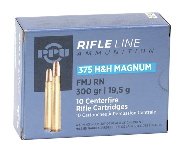 PPU 375H&H MAG 300GR FMJ 10BX
