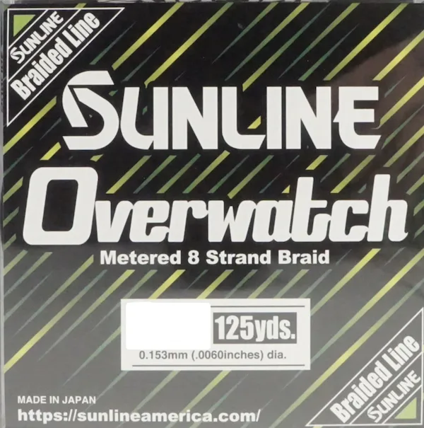 OVERWATCH 8LB GREEN METERED 125YD