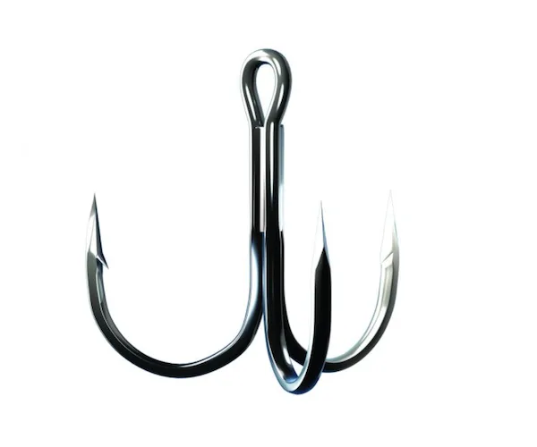 EC TROKAR 3X ROUND BEND TREBLE 6PK