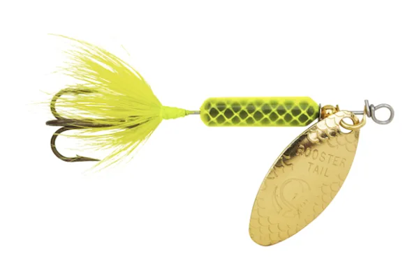 YAK ROOSTER TAIL 1/4 CHARTREUSE