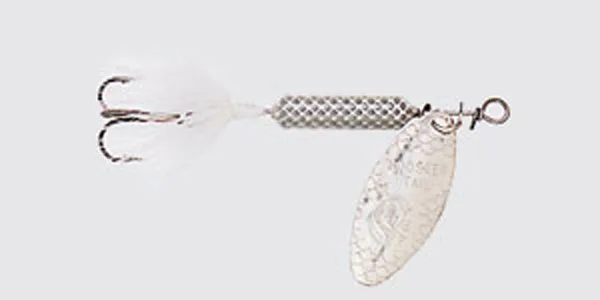 YAK ROOSTER TAIL 1/8 HMMRD WHT