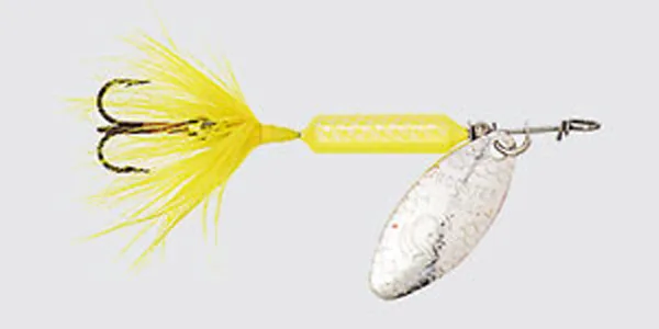 YAK ROOSTER TAIL 1/8 HMMRD YEL