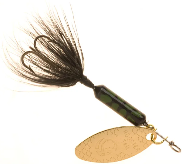 YAK ROOSTER TAIL 1/4 BLK C'DOG