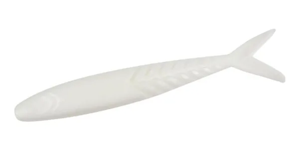 ZOOM SHIMMER SHAD 4.25" 5PK WHITE