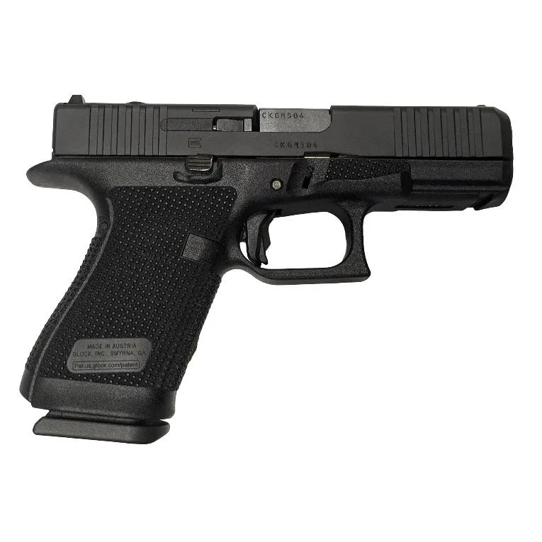 Glock 19 Gen 6 Handgun 9mm Luger 15rd Magazines (3) 4.02"  Ported Barrel Black Cerakote Austria