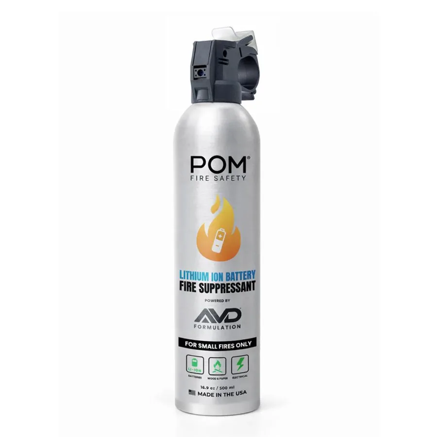 POM Industries AVD Lithium Fire Suppressant Spray