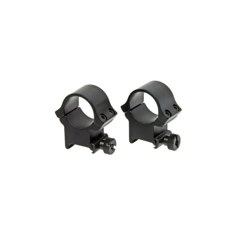 Redfield 4-Hole Aluminum Scope Rings 1" High Matte