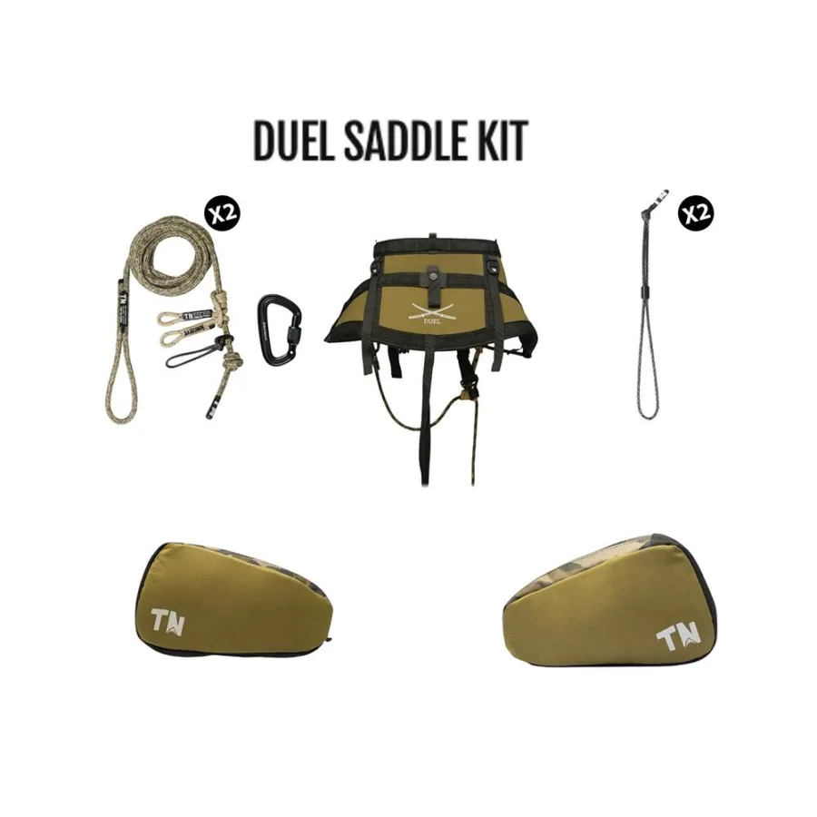 Timber Ninja Outdoors Duel Saddle Starter Kit XL 36" - 40"