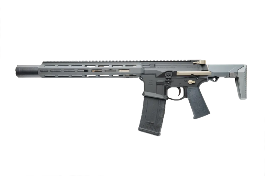Q HONEY BADGER SBR SD 300BLK 7" ARMOR BLACK 1-30RD GEISSELE TRIGGER (Q-HB-SILENCER) 1-100