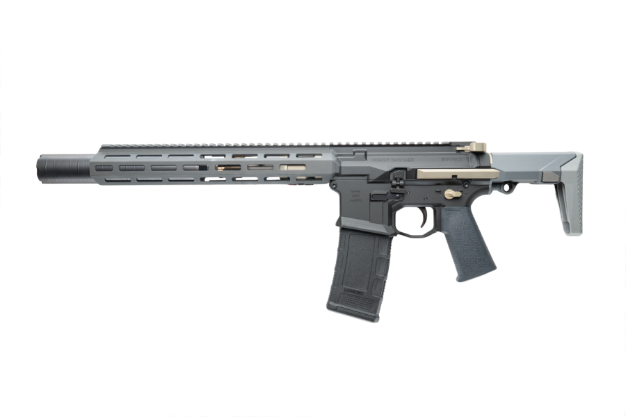 Q HONEY BADGER SBR SD 300BLK 7" ARMOR BLACK 1-30RD GEISSELE TRIGGER (Q-HB-SILENCER) 1-100