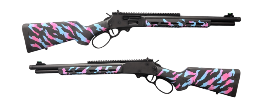 SMITH & WESSON 1854 STEALTH HUNTER MIAMI TIGER 45/70 GOVT LEVER ACTION 16.5" 5+1RD BLK