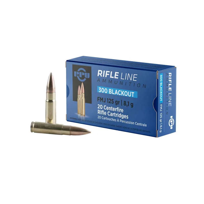 .300 BLK FMJ 125GR 20rd/Box