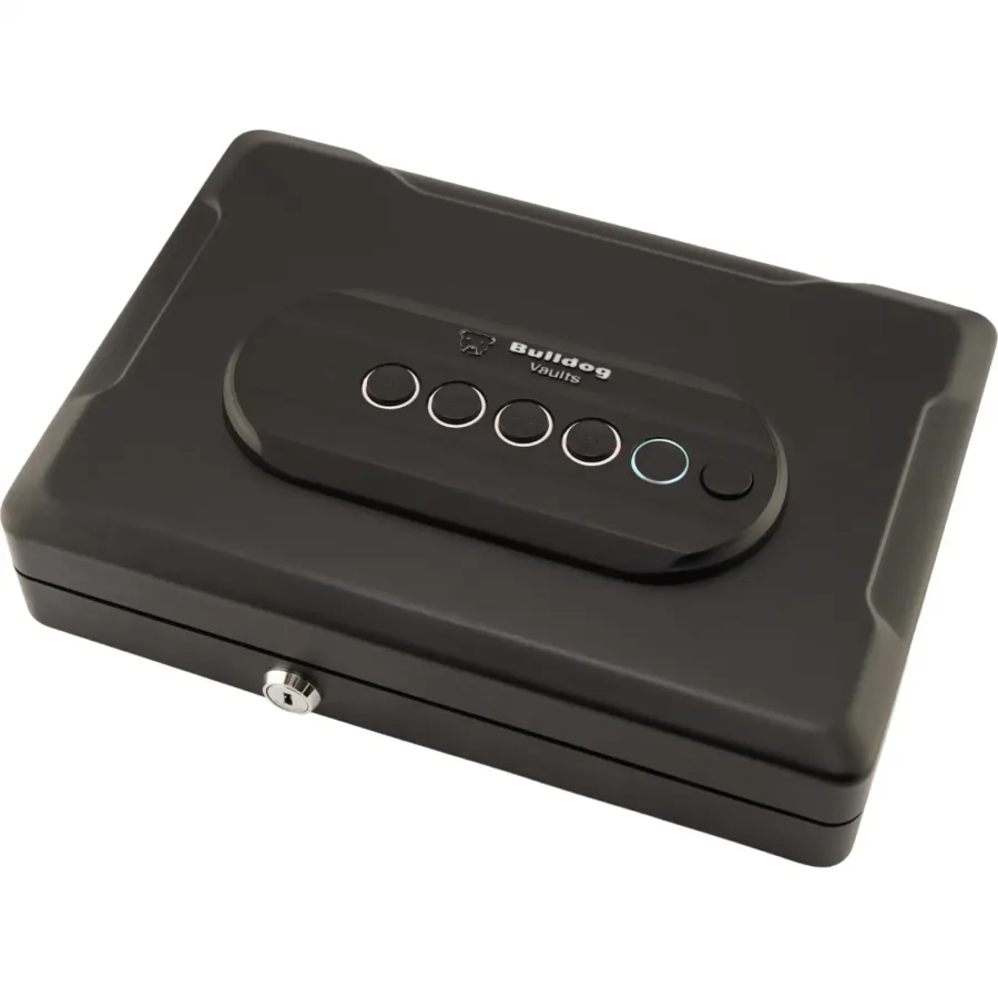 BULLDOG TRIO LED/ BIOMETRIC TOP LOAD QUICK VAULT 12X8.25X2.75 ( 4 PER CASE )