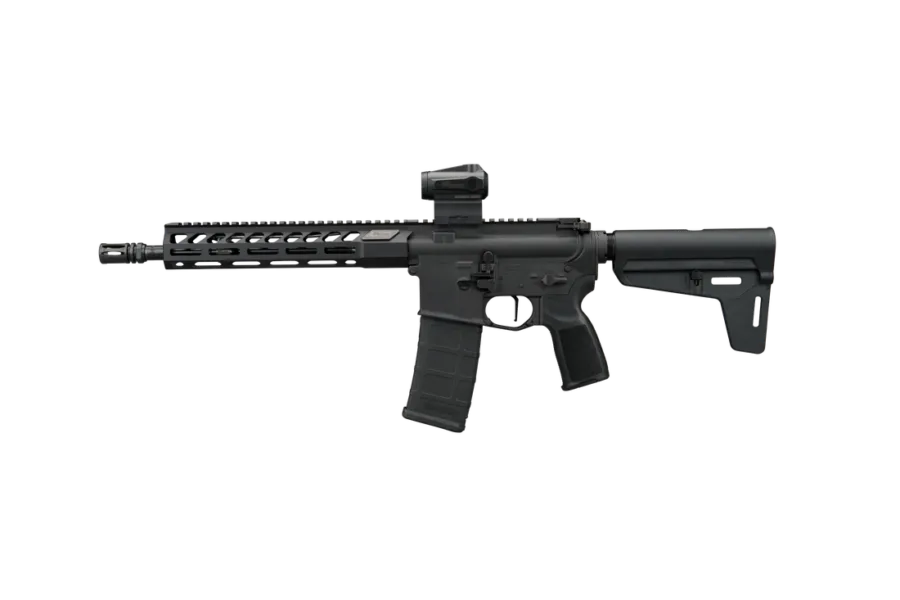 SIG SAUER M400 FORGE 5.56 SBR 11.5" BBL, BLACK, ROMEO MSR G2, TELESTOCK 1-30RD MAG