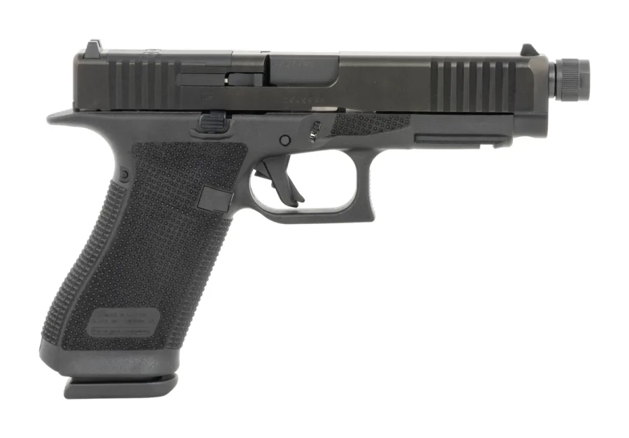 Glock P61750203TB G17 Gen6 Full Size 9mm Luger 15+1 4.49" Threaded Barrel, Steel Optic Ready/Serrated Slide, Polymer Frame w/Accessory Rail, Interchangeable Backstrap Grip, Ambidextrous
