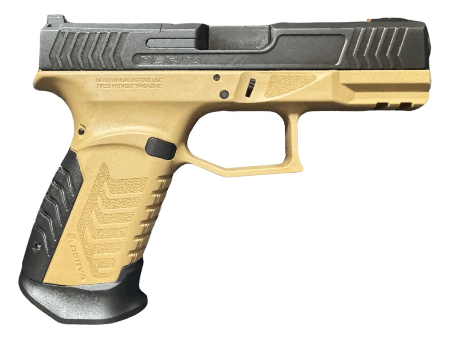 Derya Firearms 10L.DY9.BROTSS.US DY9  9mm Luger 10+1 4.02" Black Nitride Stainless Steel Optic Cut Slide, ODG Brown Polymer Frame w/Picatinny Rail, Interchangeable Backstrap Grip