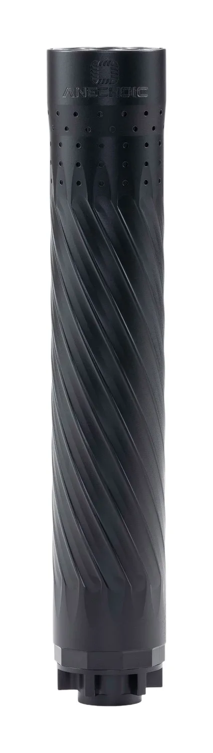 Anechoic F22LITE-B Fibonacci 22 Lite 22Cal 1.10" Black Titanium 1/2"x28