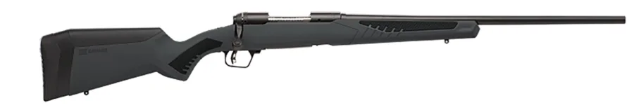 Savage Arms 57062 110 Hunter Full Size 204 Ruger 4+1 22" Matte Black Button-Rifled Barrel, Matte Black Drilled & Tapped Carbon Steel Receiver, Adj AccuStock Matte Gray Synthetic Stock, Right Hand