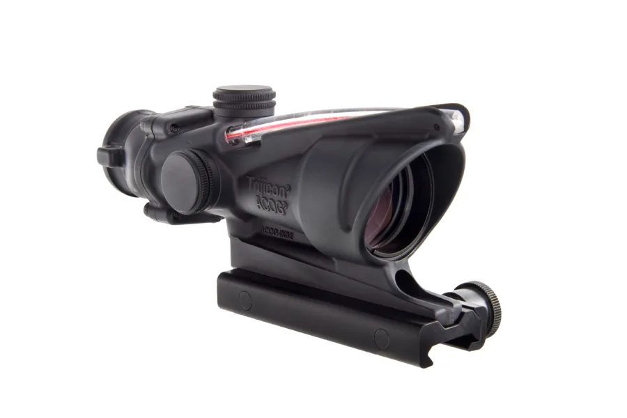 TRIJICON ACOG 4X32 .223 MRAD CHEV RED