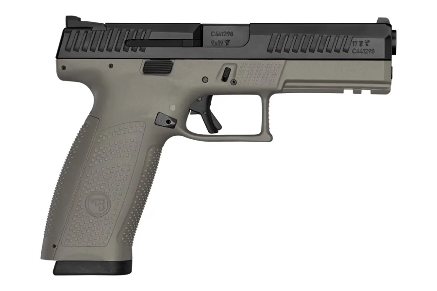 CZ P-10 F 9MM BLK/FDE 19+1 NS   #