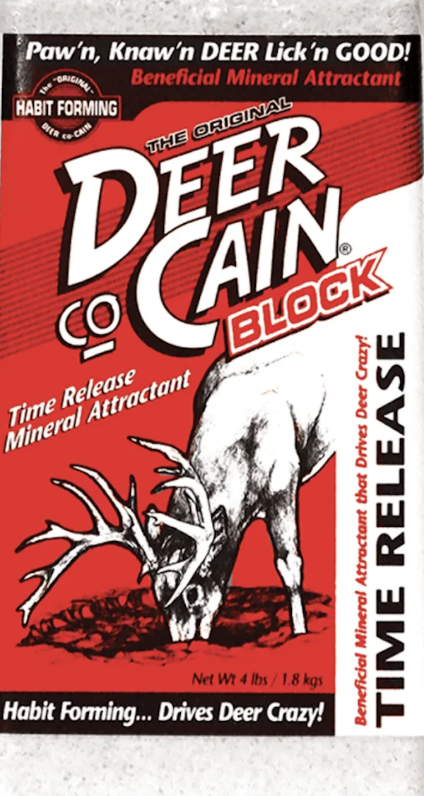 EVO DEER CO-CAIN BLOCK / 4LB