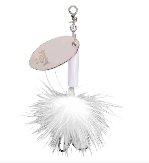 SK BITSY SPINNER 1/4 OZ WHITE