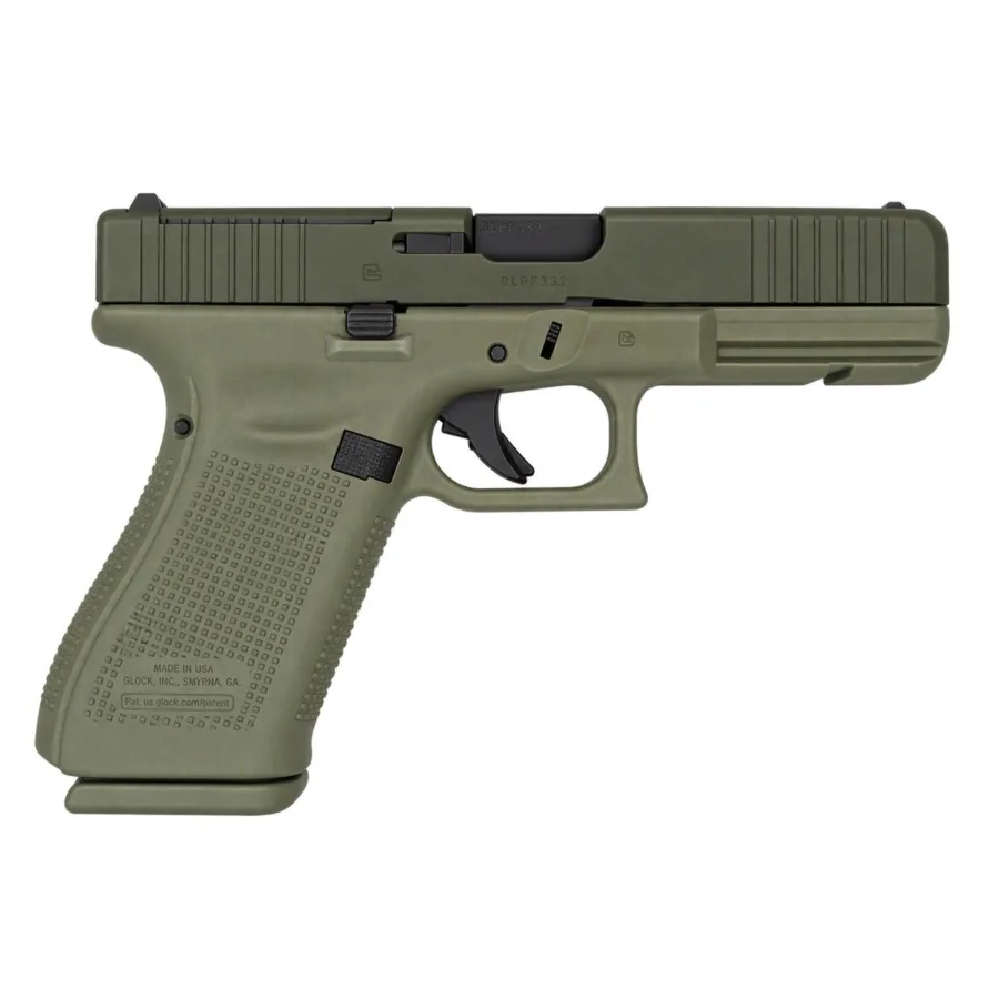 Glock V-Series Model 21 MOS Handgun .45 ACP 13rd Magazines (3) 4.61" Ported Barrel OD Green US Made