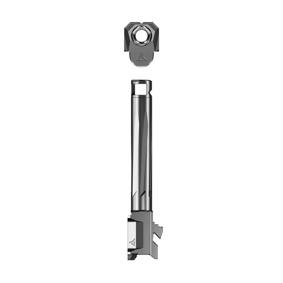 Radian Weapons Afterburner and Ramjet Combo Ported Barrel and Compensator for Glock Gen 6 17 Black