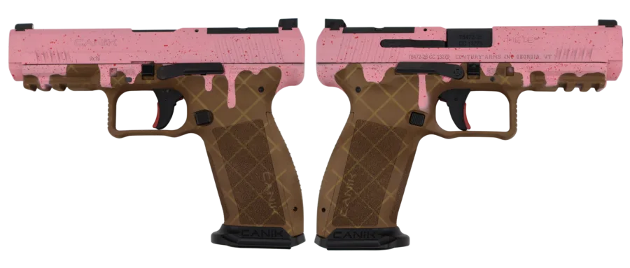 CANIK METE SFT ONE SERIES 9MM STRAWBERRY ICE CREAM PSTL 4.46 BRL 1-18RD MAG